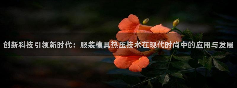 emc易倍官方平台：创新科技引领新时代：服装模具热压技术