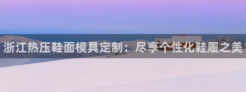 emc易倍官方：浙江热压鞋面模具定制：尽享个性化鞋履之美